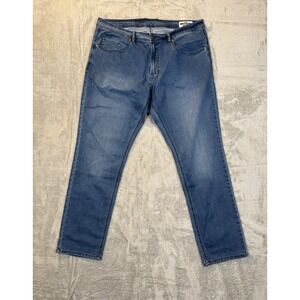 Buffalo David Bitton Jeans Men's Size 38 x 32 Blue Axel Slim Stretch Denim